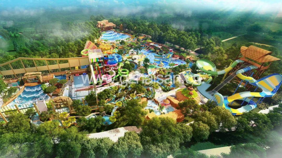 快讯 | PA旗舰厅游乐董事长一行视察南北湖开元森泊水乐园项目进展情况